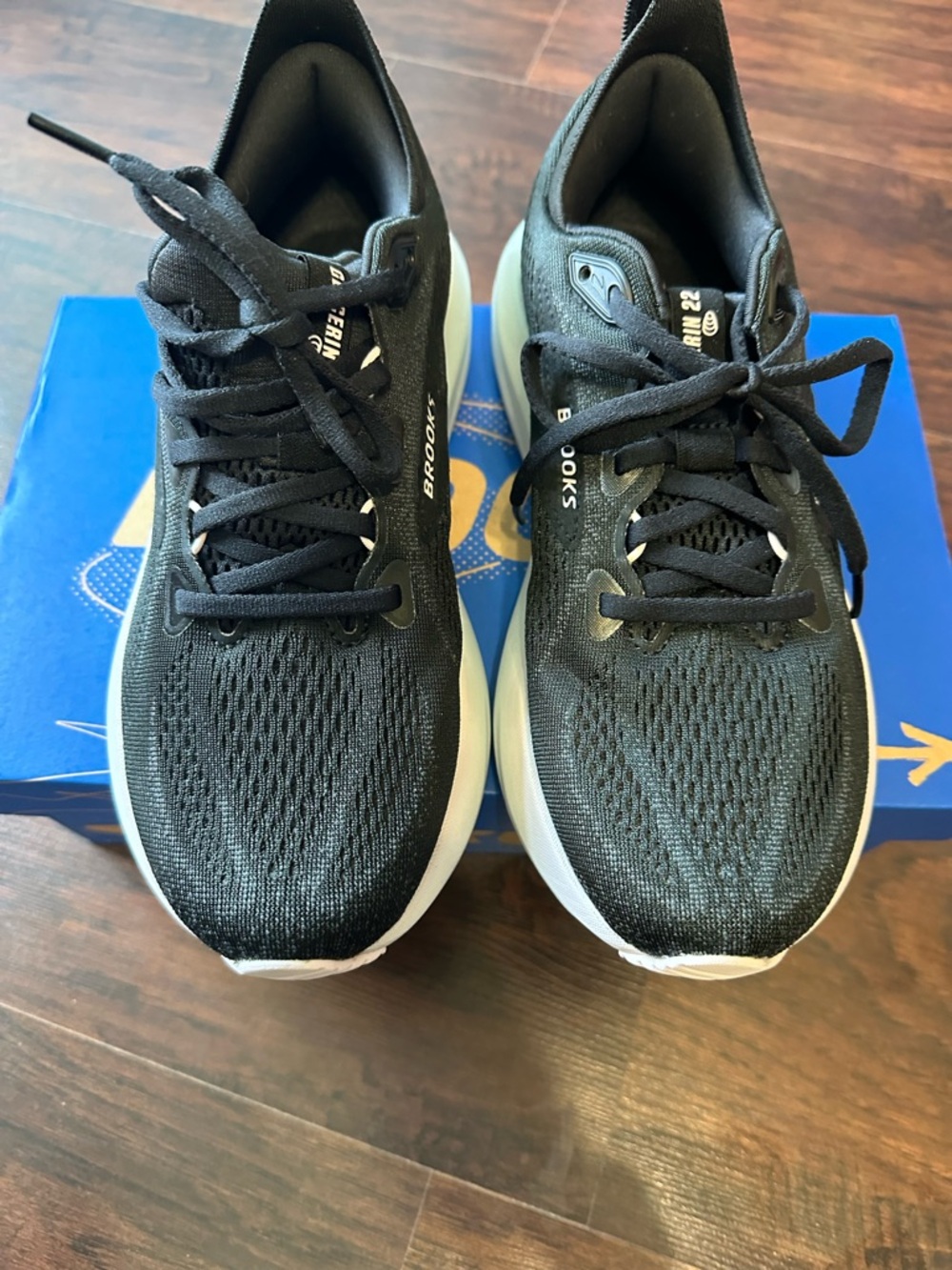 Brooks Women’s Black Athletic Shoes with White Midsole